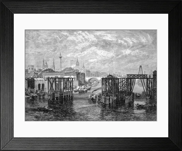 Framed Print : South Eastern Companys works on the river Framed Print : South Eastern Companys works on the river
