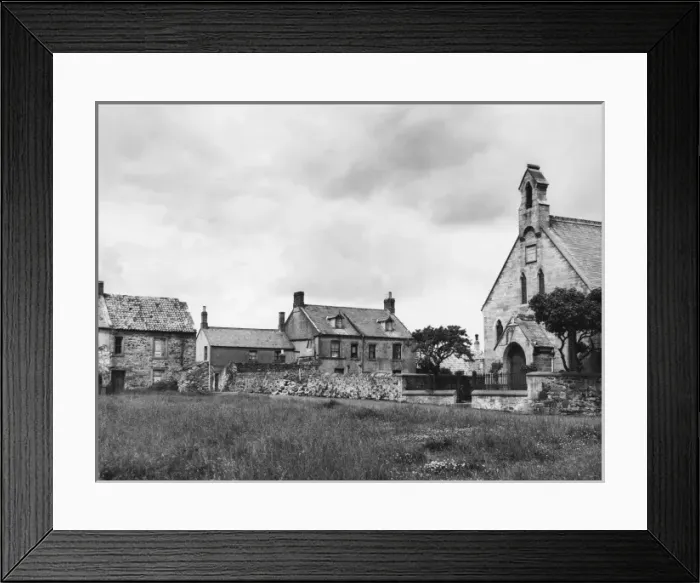 Framed Print : Lindisfarne Village Framed Print : Lindisfarne Village
