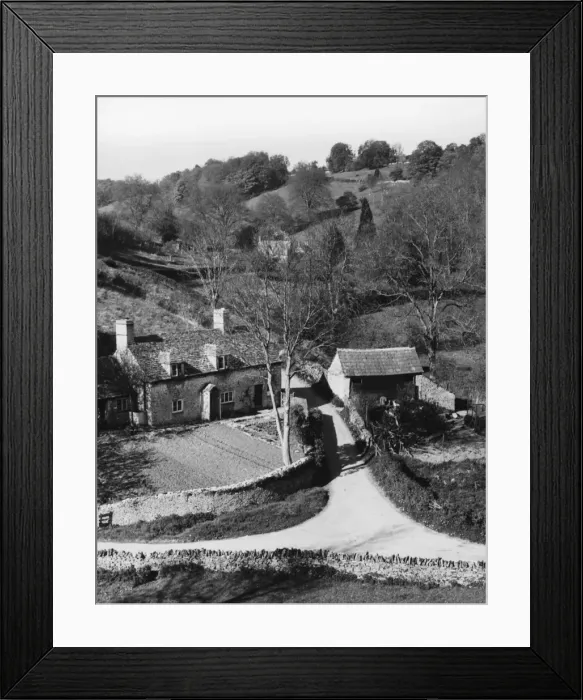Framed Print : Cotswold Scene / 1940S Framed Print : Cotswold Scene / 1940S