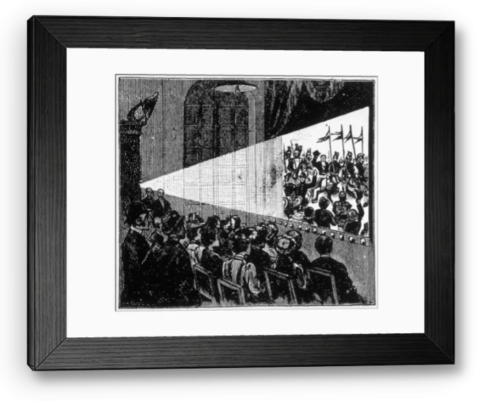 Framed Print : Lumiere Theatre Paris Framed Print : Lumiere Theatre Paris