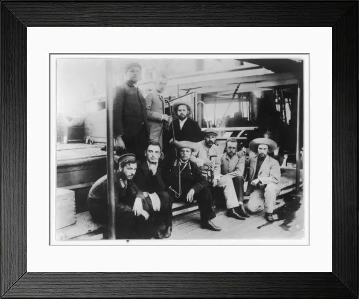 Framed Print : Russian Student Group Framed Print : Russian Student Group