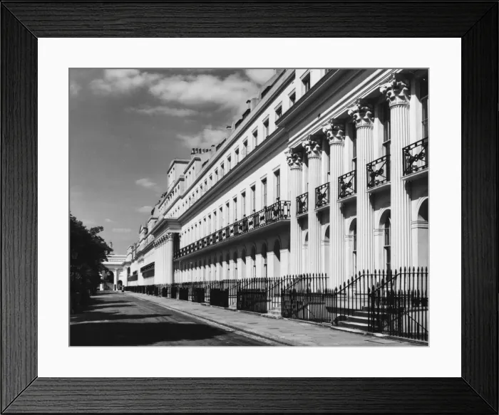 Framed Print : Chesterfield Terrace Framed Print : Chesterfield Terrace