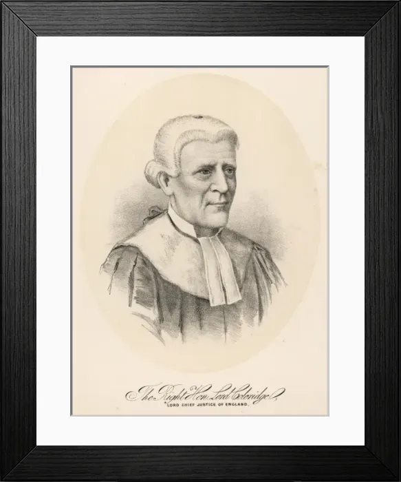 Framed Print : Lord Coleridge Framed Print : Lord Coleridge