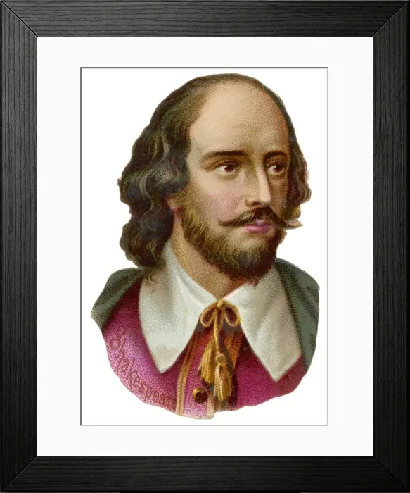 Framed Print : William Shakespeare Framed Print : William Shakespeare