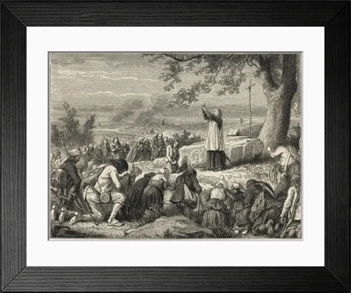 Framed Print : Vendee : Catholics Framed Print : Vendee : Catholics