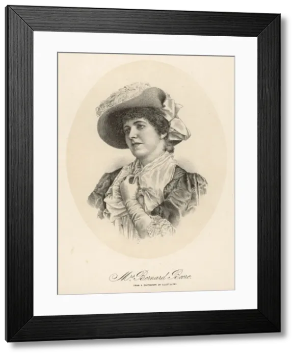 Framed Print : Mrs Bernard Beere Framed Print : Mrs Bernard Beere