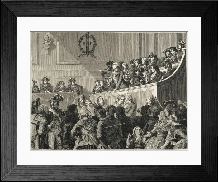 Framed Print : Trial of Montagnards Framed Print : Trial of Montagnards