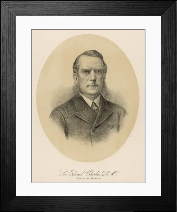 Framed Print : Sir Edward Clarke Framed Print : Sir Edward Clarke