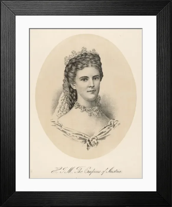 Framed Print : The Empress of Austria Framed Print : The Empress of Austria