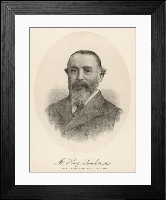 Framed Print : Henry Labouchere Framed Print : Henry Labouchere