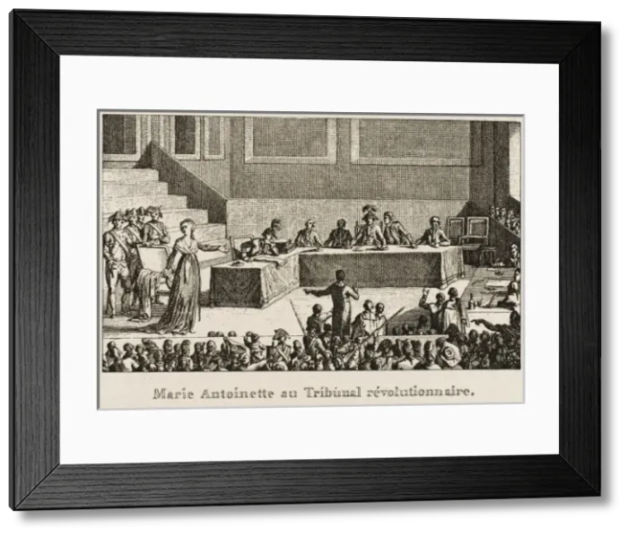 Framed Print : Marie Antoinette Trial Framed Print : Marie Antoinette Trial