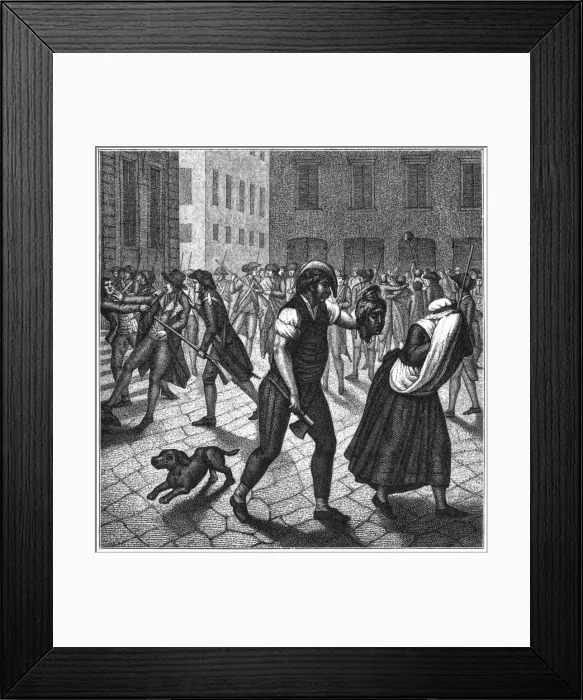 Framed Print : Massacres at Lyon Framed Print : Massacres at Lyon