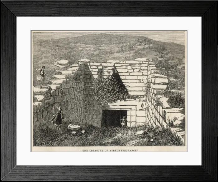 Framed Print : Treasury of Atreus Framed Print : Treasury of Atreus
