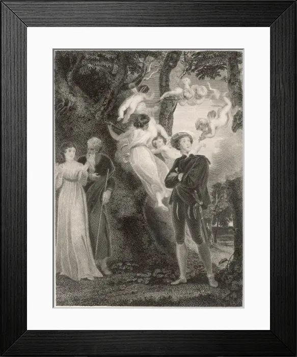 Framed Print : Shakespeare: Tempest Framed Print : Shakespeare: Tempest