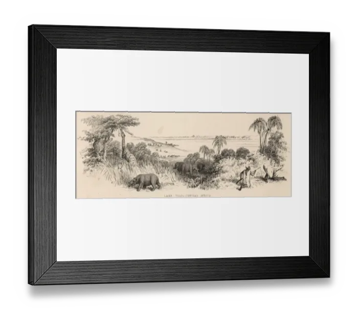 Framed Print : Chad / Lake Chad 19C Framed Print : Chad / Lake Chad 19C