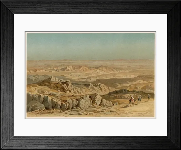 Framed Print : Chad / Sahara Desert 1891 Framed Print : Chad / Sahara Desert 1891