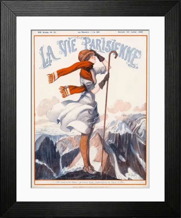 Framed Print : Woman on Mountain Top Framed Print : Woman on Mountain Top