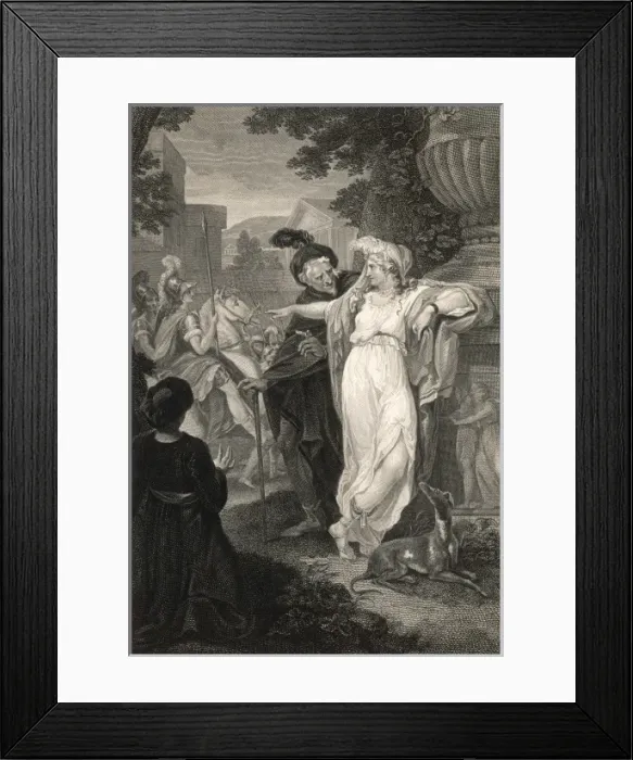 Framed Print : Troilus & Cressida  /  1800