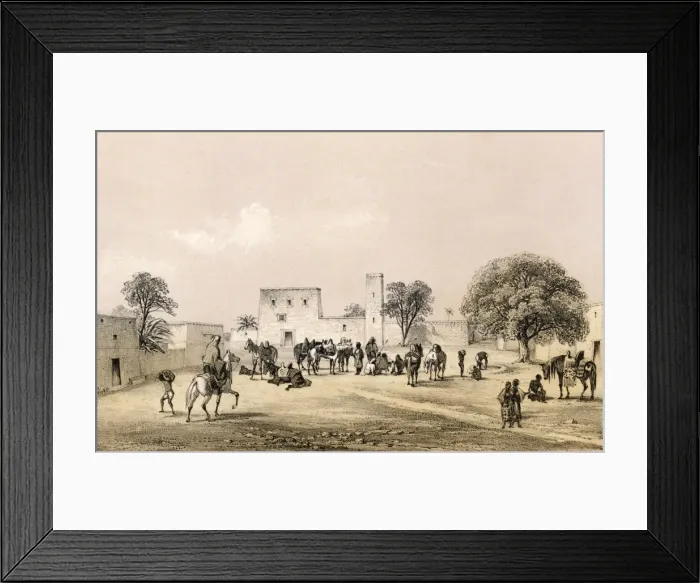 Framed Print : Nigeria / Kukawa 1851 Framed Print : Nigeria / Kukawa 1851