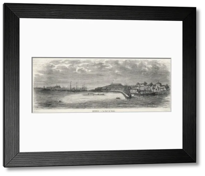 Framed Print : Senegal / Dakar 1861 Framed Print : Senegal / Dakar 1861