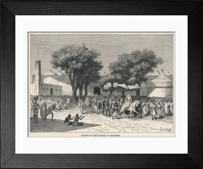 Framed Print : Chad / Massenya C1880 Framed Print : Chad / Massenya C1880