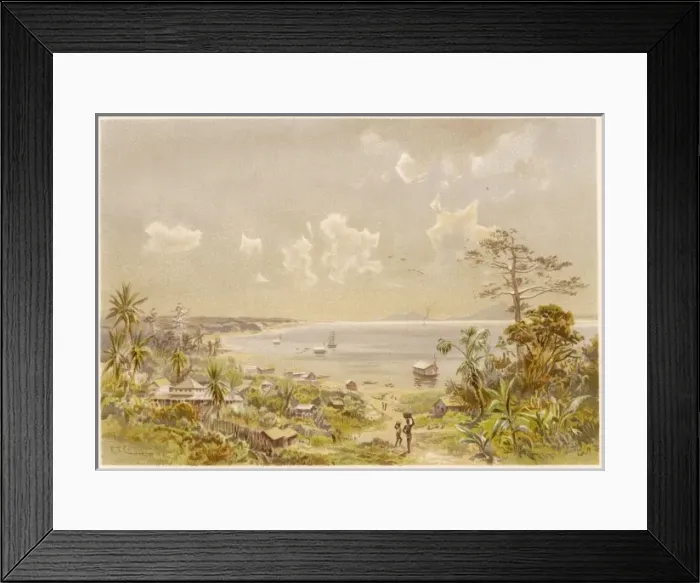 Framed Print : Cameroon / Bay 1891 Framed Print : Cameroon / Bay 1891