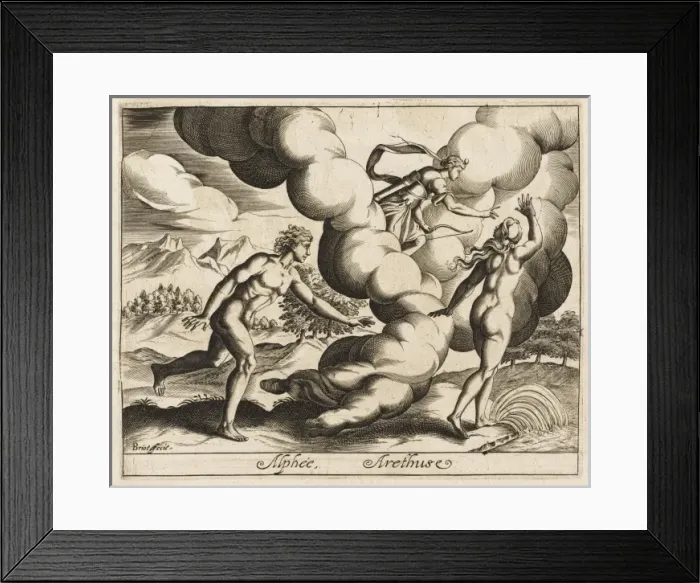 Framed Print : Arethusa to a Fountain Framed Print : Arethusa to a Fountain