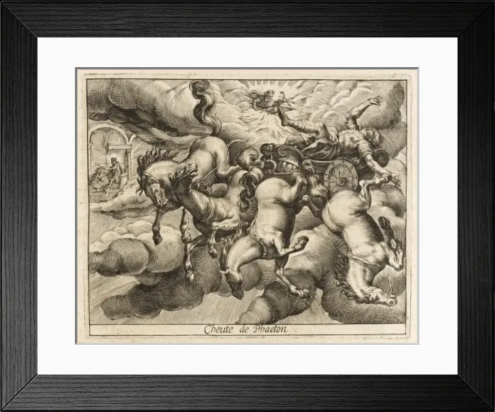 Framed Print : Phaetons Fatal Accident Framed Print : Phaetons Fatal Accident