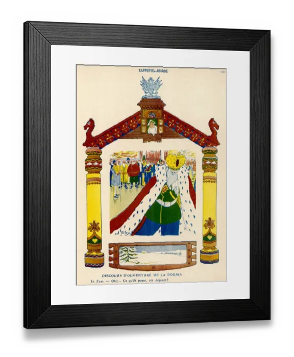 Framed Print : 1909 / Russia / Deputies Framed Print : 1909 / Russia / Deputies