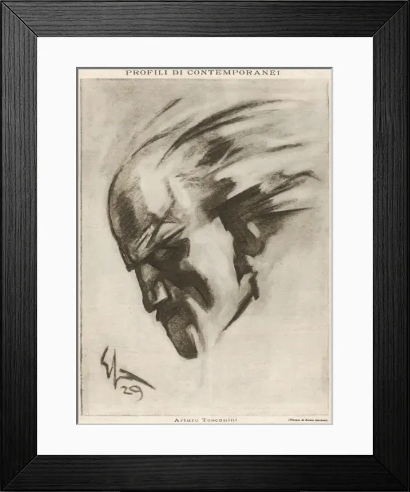 Framed Print : A Toscanini / Sacchetti Framed Print : A Toscanini / Sacchetti