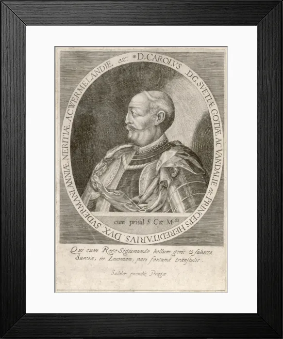 Framed Print : Carl Ix / Profile Portrait Framed Print : Carl Ix / Profile Portrait