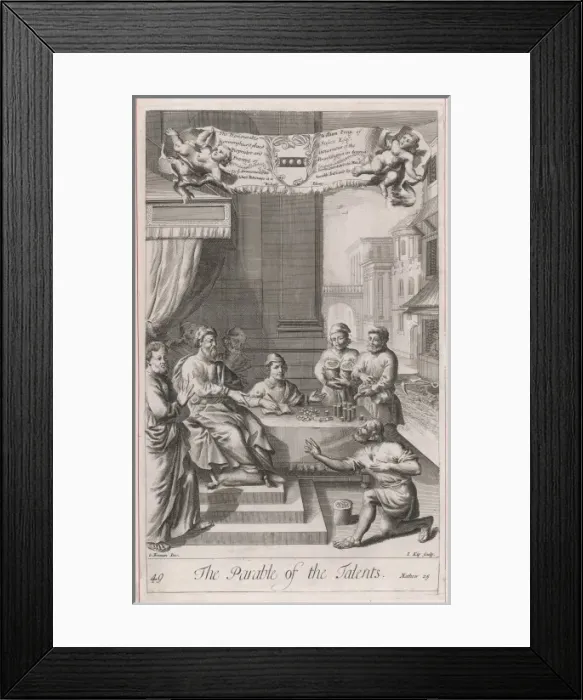 Framed Print : Parable of the Talents Framed Print : Parable of the Talents