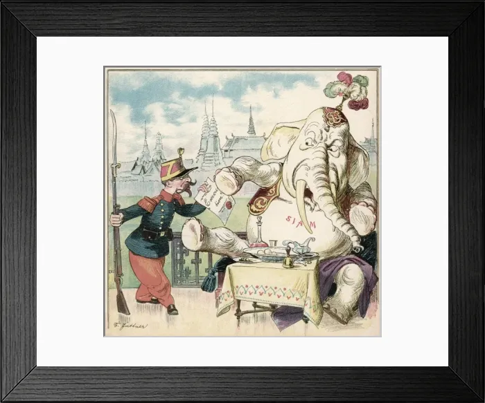 Framed Print : France Announces Annex Framed Print : France Announces Annex