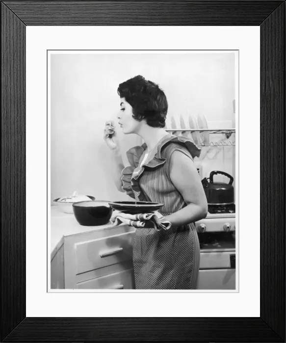 Framed Print : Tasting the Soup Framed Print : Tasting the Soup
