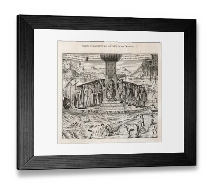 Framed Print : Court of Francois I Framed Print : Court of Francois I