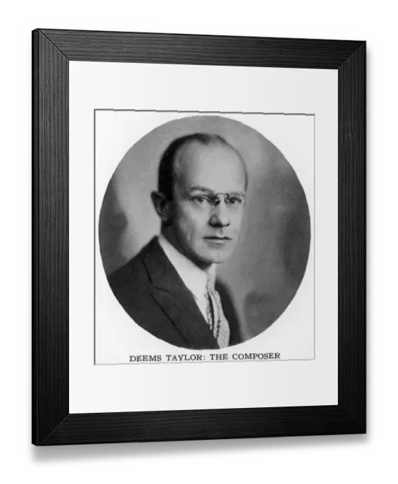 Framed Print : Deems Taylor / Spur 1927 Framed Print : Deems Taylor / Spur 1927