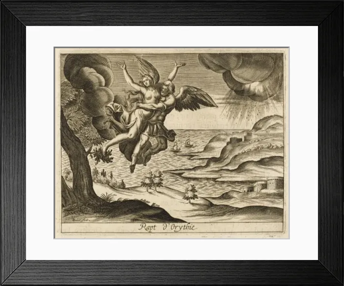 Framed Print : Orithyia Abducted Framed Print : Orithyia Abducted