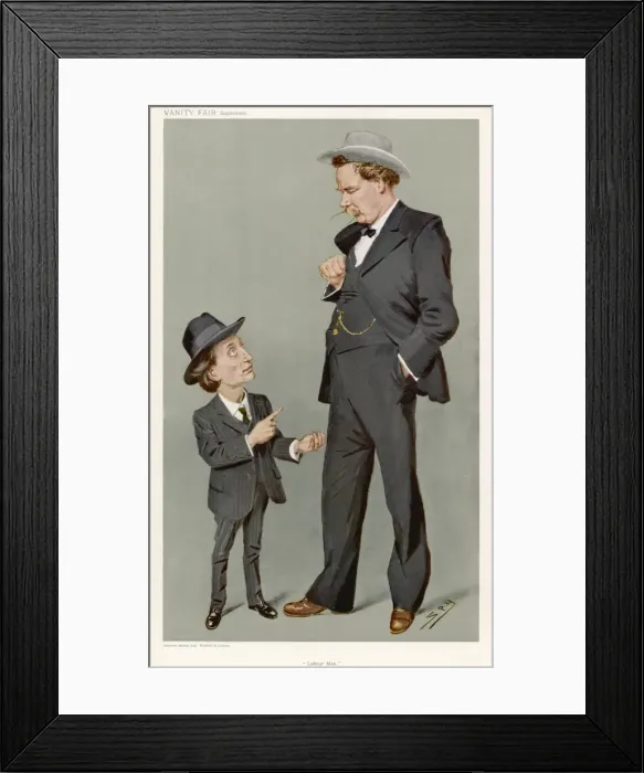 Framed Print : Ben Tillett / Vfair 1908 Framed Print : Ben Tillett / Vfair 1908