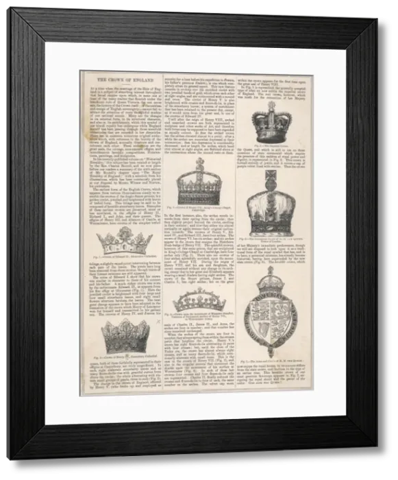 Framed Print : Crowns of England Framed Print : Crowns of England