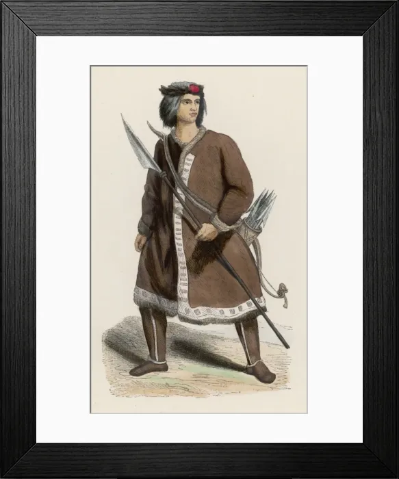 Framed Print : Racial / Yakutsk Man Framed Print : Racial / Yakutsk Man