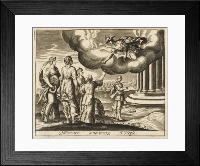 Framed Print : Herse and Mermes Framed Print : Herse and Mermes