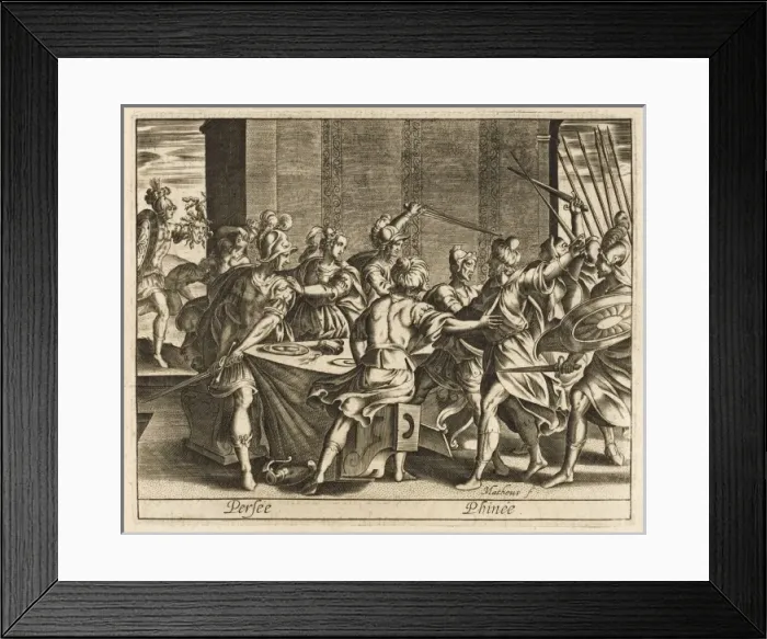 Framed Print : Perseus and Phineus Framed Print : Perseus and Phineus