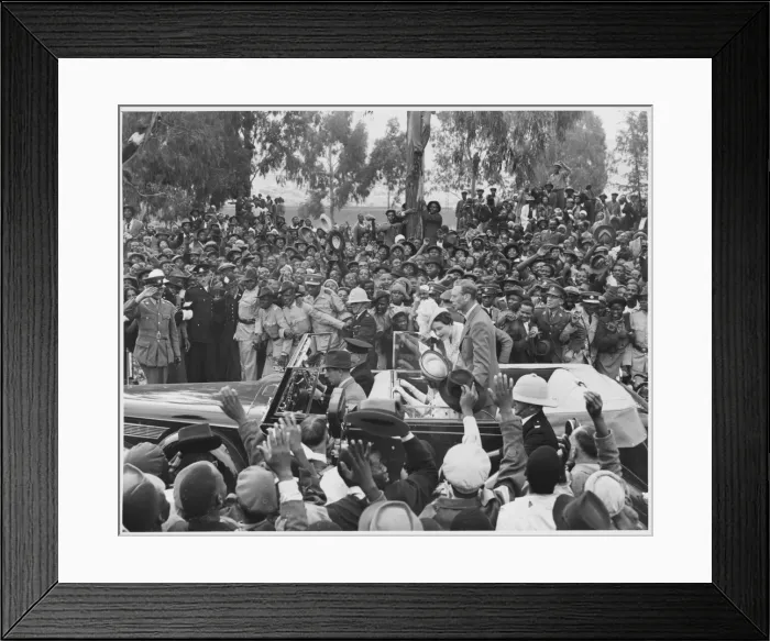 Framed Print : Tour of Africa 1947 Framed Print : Tour of Africa 1947