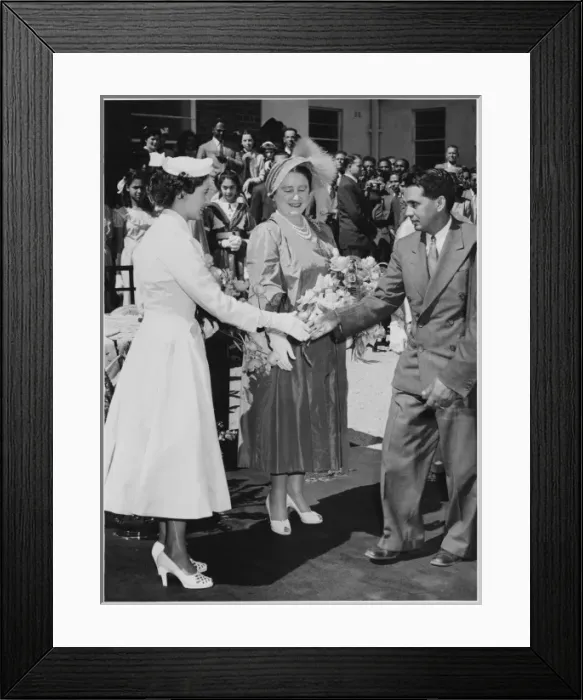 Framed Print : Royal Tour 1953 Framed Print : Royal Tour 1953