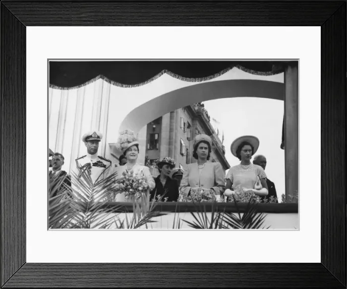 Framed Print : Royal Family 1947 Framed Print : Royal Family 1947