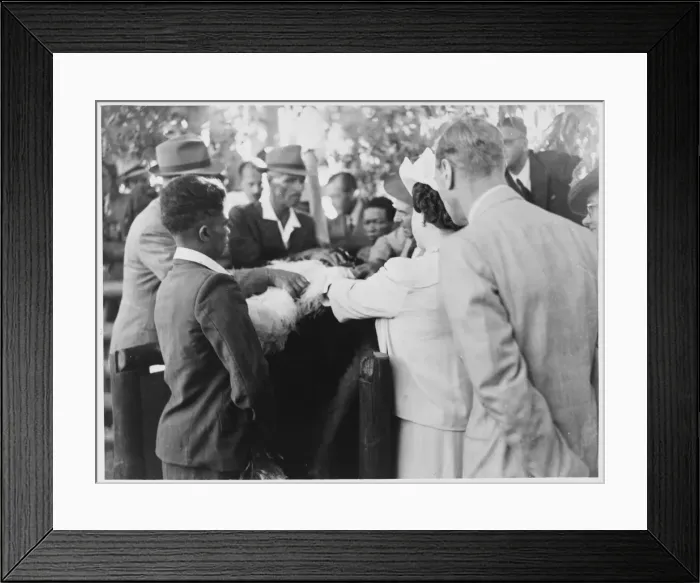 Framed Print : Queen Mum / Rhodesia 1947 Framed Print : Queen Mum / Rhodesia 1947
