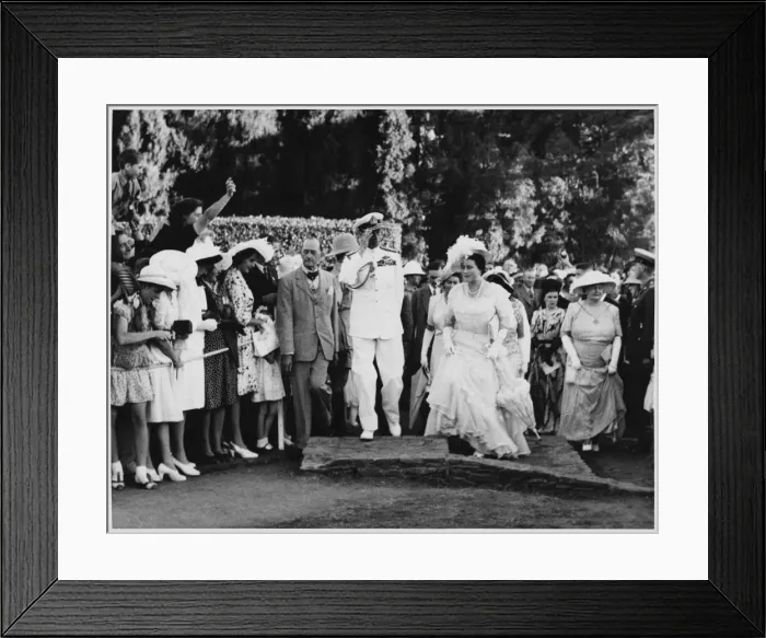 Framed Print : Royal Tour 1947 Framed Print : Royal Tour 1947