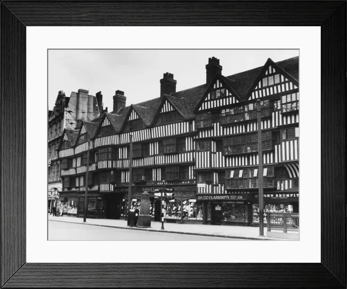 Framed Print : Timber-Frame House / 1939 Framed Print : Timber-Frame House / 1939