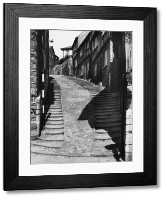 Framed Print : Steps / Stepcote Hill Framed Print : Steps / Stepcote Hill