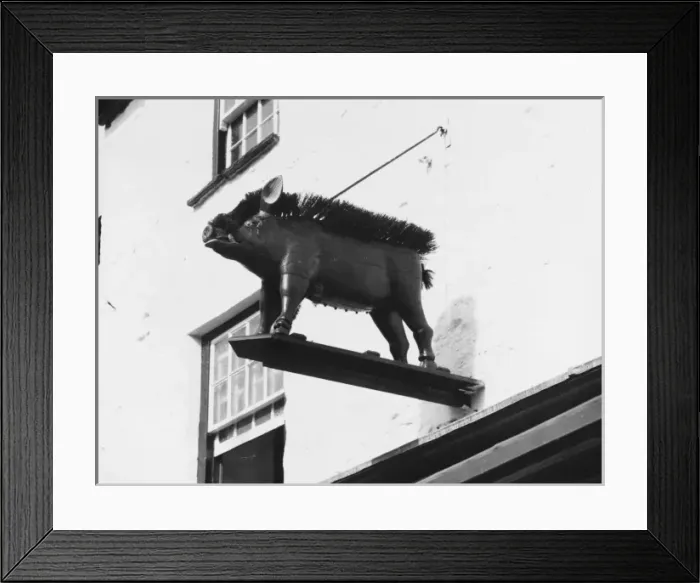 Framed Print : Shop Signs / Brush Makers Framed Print : Shop Signs / Brush Makers
